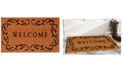 Home & More Welcome Curlicue 24" x 36" Coir/Vinyl Doormat